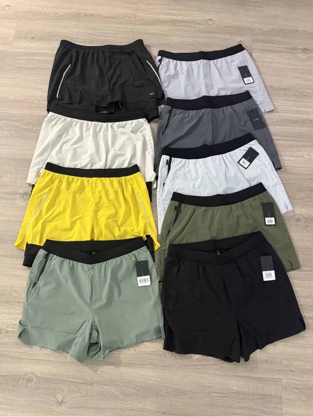 9 Pairs! Ten Thousand Shorts (6) + Centric Shorts (3) - 5” Liner - Retail $800